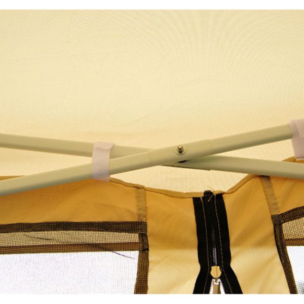10  x 10  Pop-Up Canopy Shelter Party Tent with Mesh Walls   American Flag - Image 5