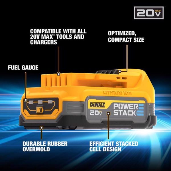 DeWalt 20V MAX ATOMIC Cordless Brushless Compact Band Saw Kit (Battery   Charger) - Image 7