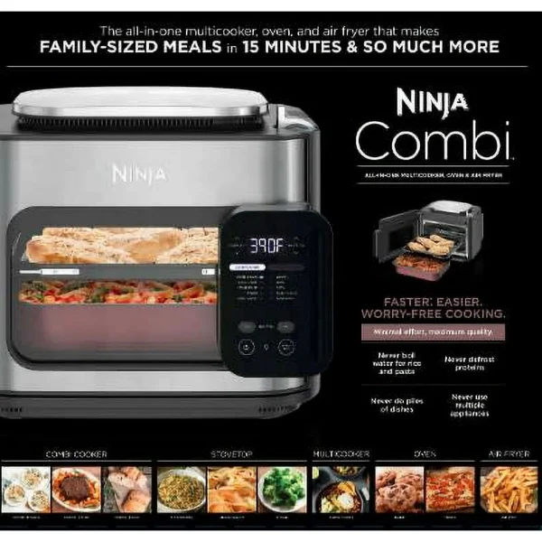 Combi All-in-One Multicooker, Oven,   Air Fryer, 10-in-1 Functions, Stainless Steel, SFP700 - Image 2
