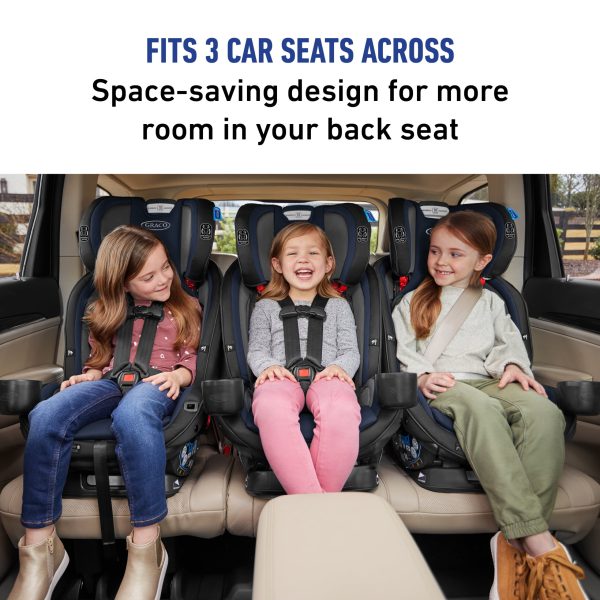 True3Fit LX 3-in-1 Car Seat, Fits 3 Car Seats Across, Bates - Image 3