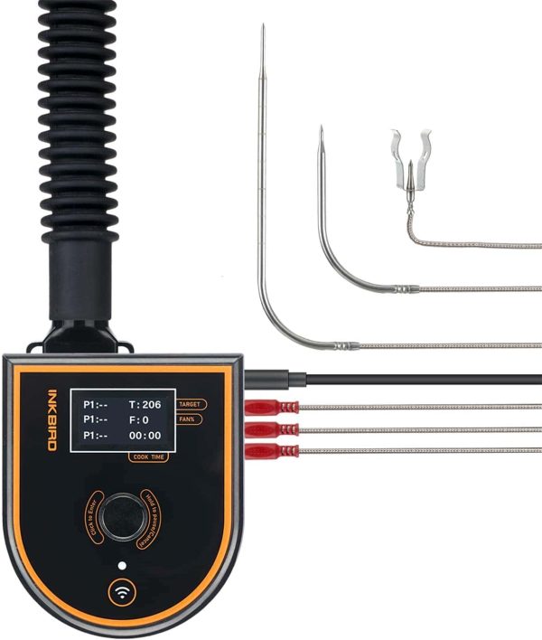 INKBIRD BBQ Temperature Controller, Wireless Automatic Food Thermometer, Free Adapter and Carry-All Case, ISC-007BW - Image 7