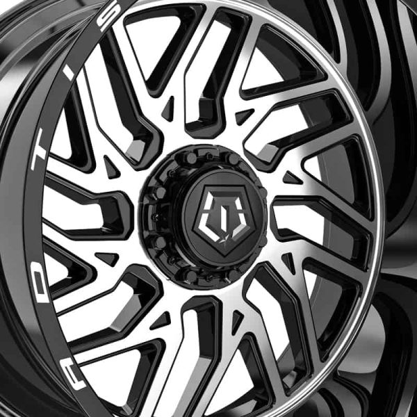 TIS 544MB 20 10 6 135/6 139.7 -25et Machined Gloss Black Wheel - Image 4