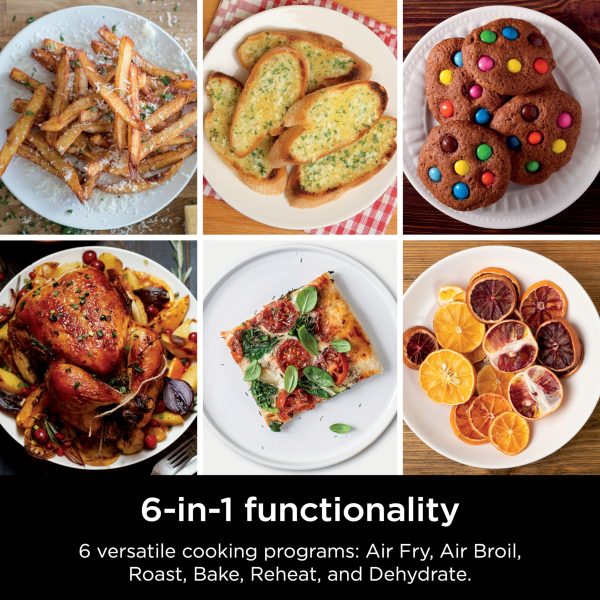 SL401 DoubleStack XL 2-Basket Air Fryer, DoubleStack Technology Cooks 4 Foods at Once, Compact Design, Grey - Image 8