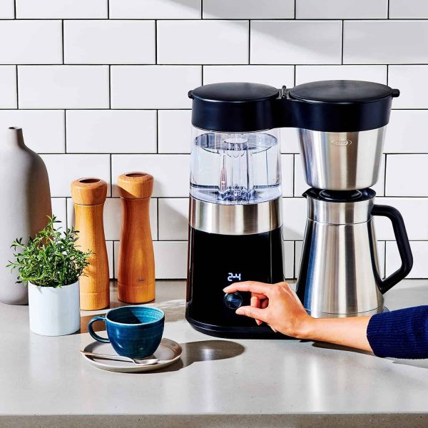 OXO Brew 9 Cup Stainless Steel Coffee Maker, Silver, Black - Image 8