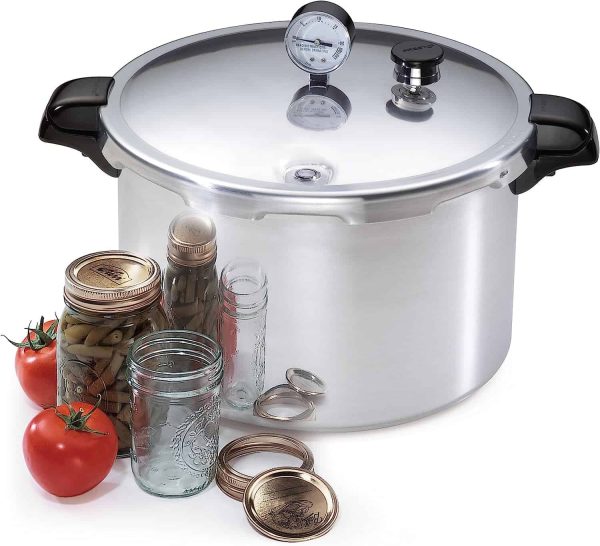 01755 16-Quart Aluminum canner Pressure Cooker, One Size, Silver - Image 4