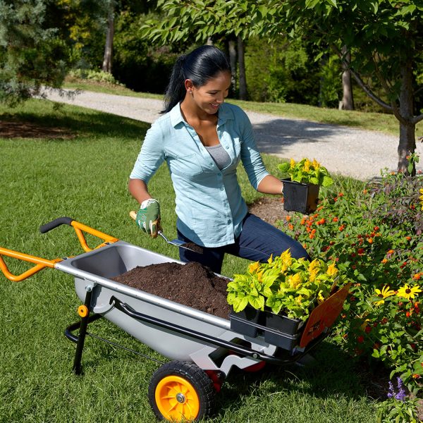 Worx WG050 8-in-1 Aerocart Garden Cart/Wheelbarrow Heavy Duty/Dolly - Image 3