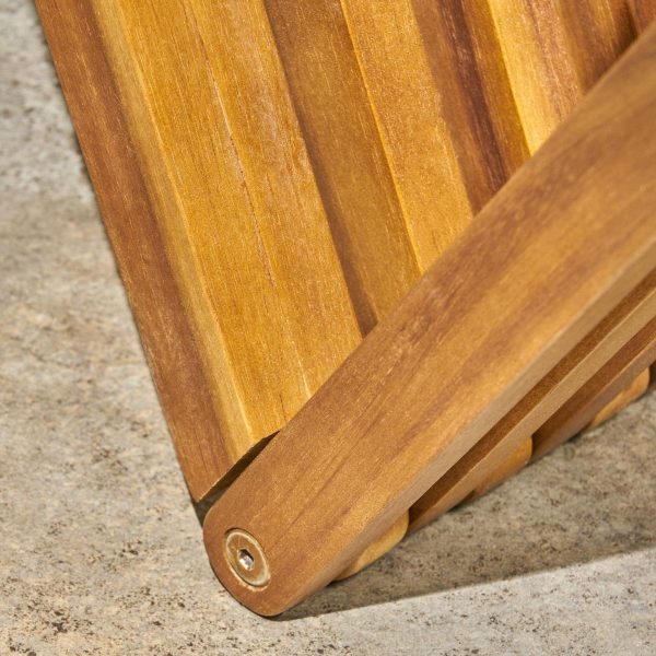 Christopher Knight Home Esme Outdoor Acacia Wood Bench, Teak Finish - Image 4