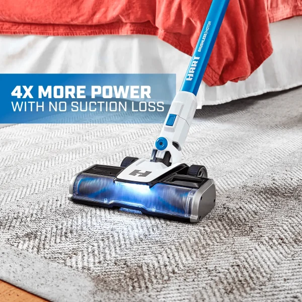 HART 20-Volt Brushless Cordless Stick Vacuum Kit, Generation 2, (1) 4.0Ah Lithium-Ion Battery - Image 2