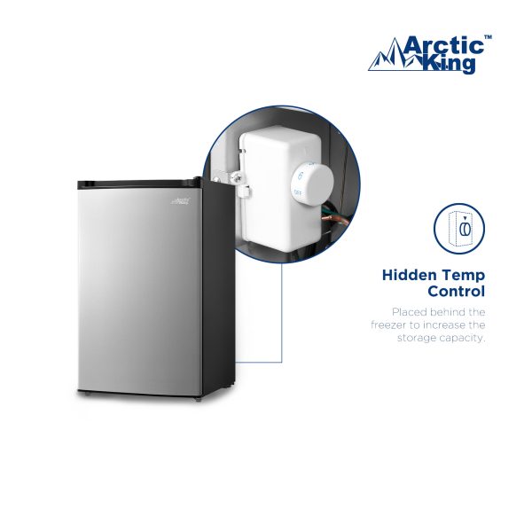Arctic King 3.0 Cu ft Upright Freezer, Stainless Steel - Image 11
