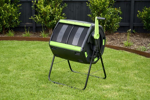Maze 48 Gallon Outdoor Compost Bin Tumbler for Food Waste, Outdoor Compost Bin for Kitchen Garden - Image 2