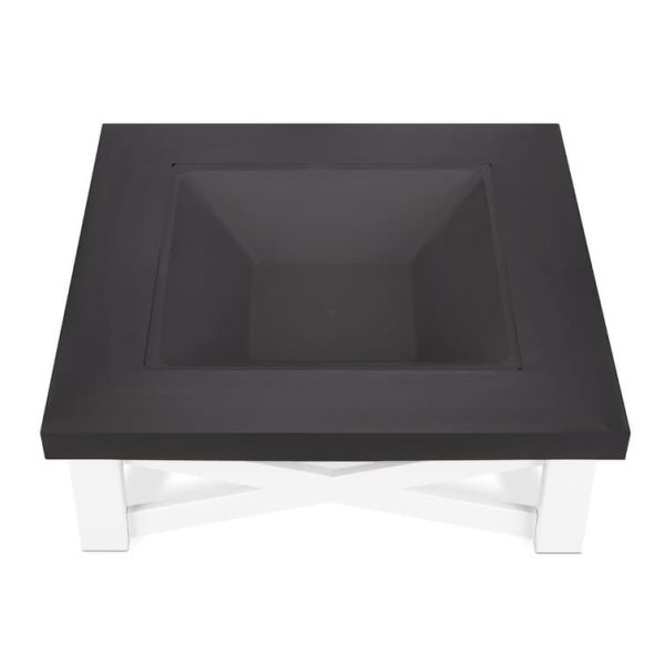 Austin 15.5  H x 33.63  W Steel Wood Burning Outdoor Fire Pit with Lid - Image 5