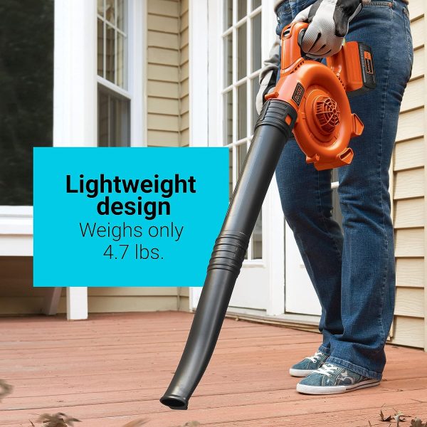 40V MAX Cordless Blower, Hard Surface Sweeper, Variable Speed Up To 120 MPH, Tool Only (LSW36B) - Image 4