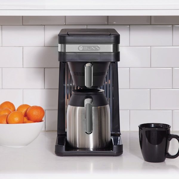 BUNN 55200 CSB3T Speed Brew Platinum Thermal Coffee Maker Stainless Steel, 10-Cup, Black - Image 2