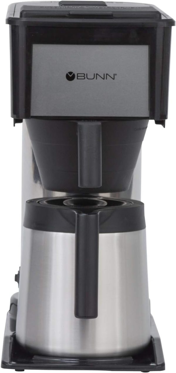BUNN BT BT Speed Brew 10-Cup Thermal Carafe Home Coffee Brewer, Black - Image 2
