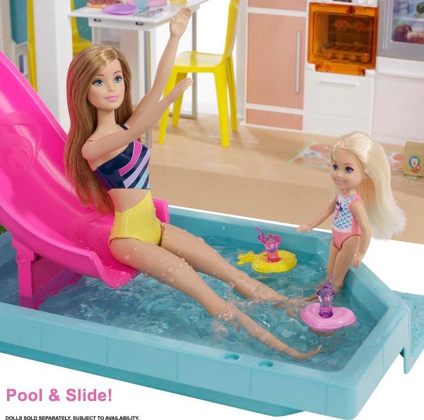 Barbie DreamHouse, Doll House Playset with 75+ Furniture   Accessories, 10 Play Areas, Lights   Sounds, Wheelchair-Accessible Elevator - Image 6