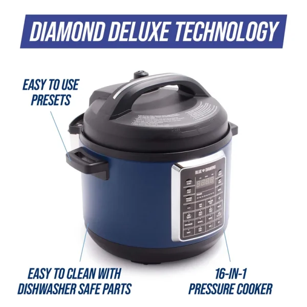 CC004430-001 6QT Ceramic Nonstick 16-in-1 Pressure Cooker, Slow Cooker and More - Image 5