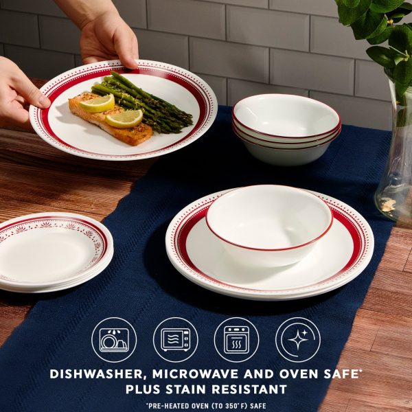 Corelle? Sadie 16-piece Dinnerware Set, Service for 4 - Image 4