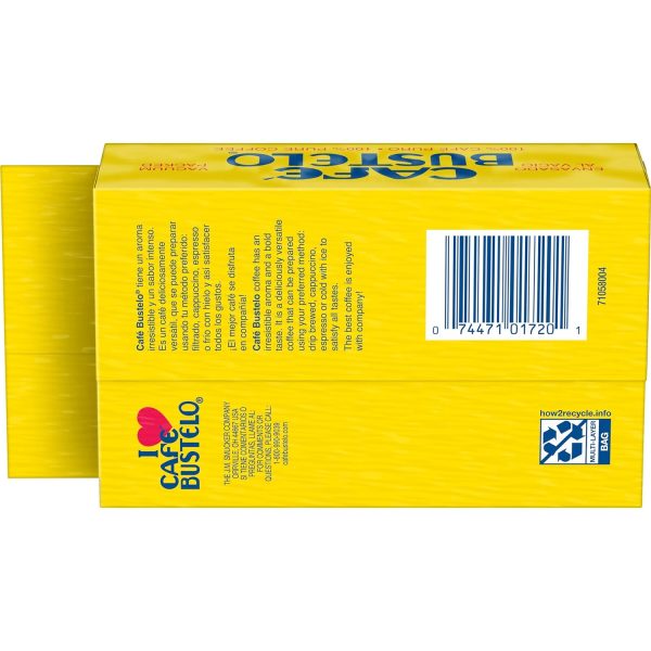 Café Bustelo Espresso Dark Roast Ground Coffee Brick, 10 Ounce (Pack of 12) - Image 3
