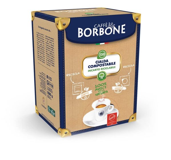 Caffe Borbone 150 Single Served Espresso Coffee Pods, Black Blend with Intensed and Marked Flavour, Roasted and Freshly Packaged in Italy ( Miscela Nera, Intensed and Marked Flavour) - Image 4