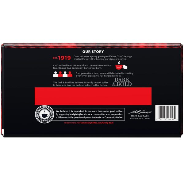 Community Coffee Dark   Bold Espresso Roast Coffee Pods, Compatible with Keurig 2.0 K-Cup Brewers, 80 count (Pack of 1) - Image 2