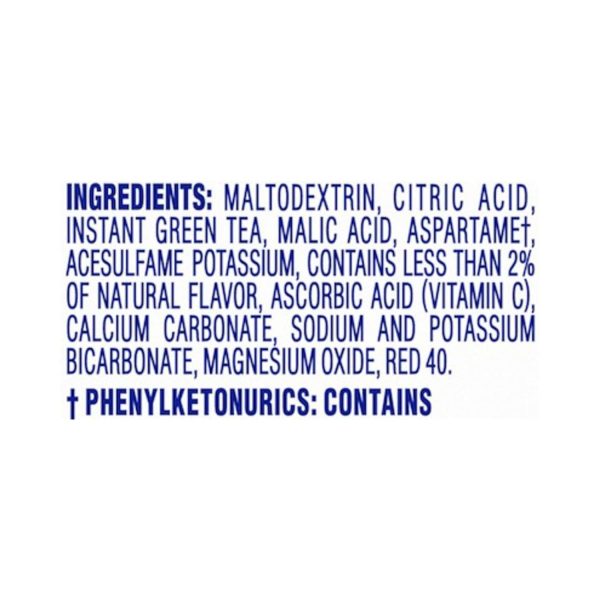 Crystal Light Sugar-Free Raspberry Green Tea Naturally Flavored Powdered Drink Mix 60 Count Pitcher Packets 5 Count (Pack of 12) - Image 10