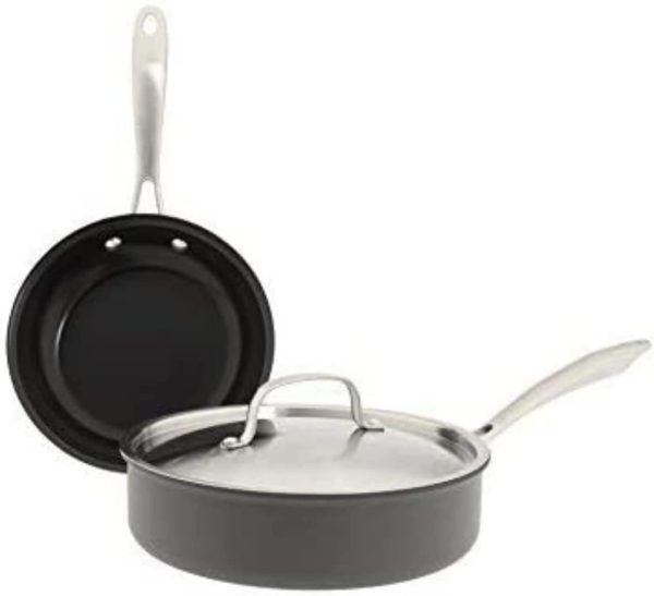 GG-10 Hard Anodized 10-Piece Set GreenGourmet, Black - Image 4