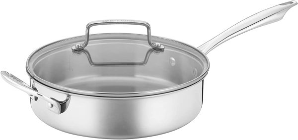 TPS-10 Professional Performance Tri-Ply 10-Piece Classic Cookware Set, Heat Surround Technology, Drip Free Pouring with Cool Grip Handles, Stainless Steel - Image 8