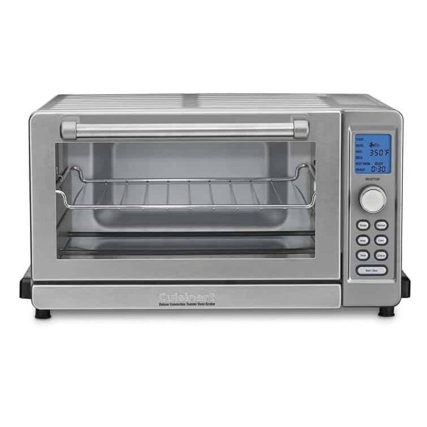 TOB-135N Deluxe Convection Toaster Oven Broiler, Brushed Stainless, Silver - Image 3