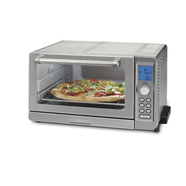 TOB-135N Deluxe Convection Toaster Oven Broiler, Brushed Stainless, Silver - Image 2