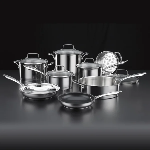 Professional Series 13 Piece Stainless Steel Cookware Set - Image 4