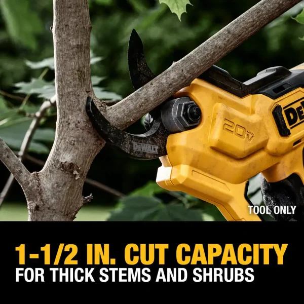 DCPR320BWCB230C 20V MAX Cordless Battery Powered Pruner Kit with (1) 3Ah Battery   Charger - Image 4