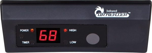 Dr. Infrared Heater DR-975 7500-Watt 240-Volt Hardwired Shop Garage Electric Heater, Wall/Ceiling Mounted with Remote Controlled Thermostat Gray - Image 5