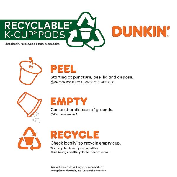 Dunkin  Hazelnut Flavored Coffee, 60 Keurig K-Cup Pods - Image 5