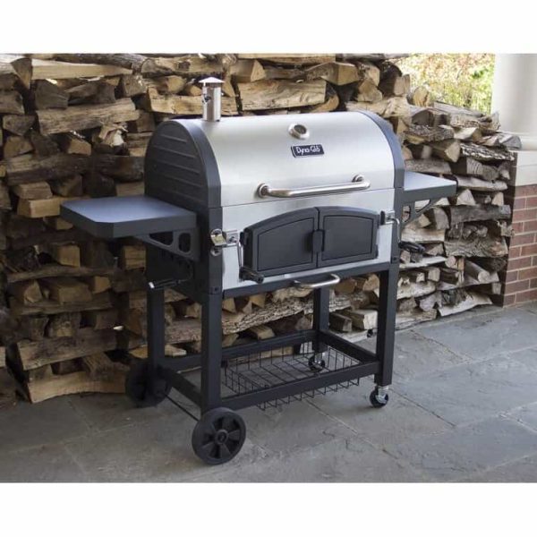 Dyna-Gio 32  Barrel Charcoal Grill with Side Shelves - Image 8