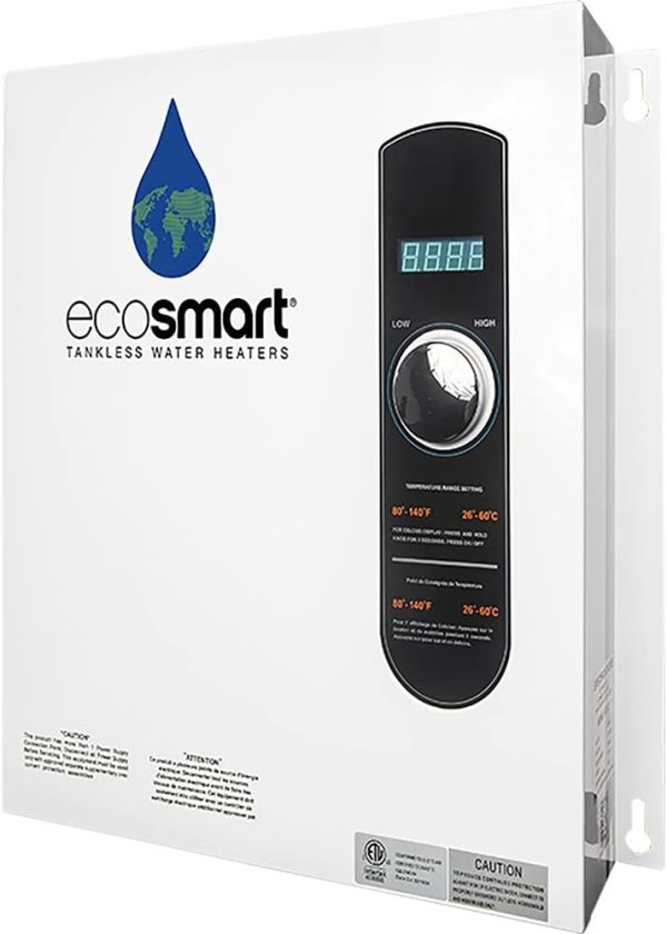EcoSmart ECO 27 Tankless Water Heater, Electric, 27-kW   Quantity 1, 17 x 17 x 3.5 - Image 9
