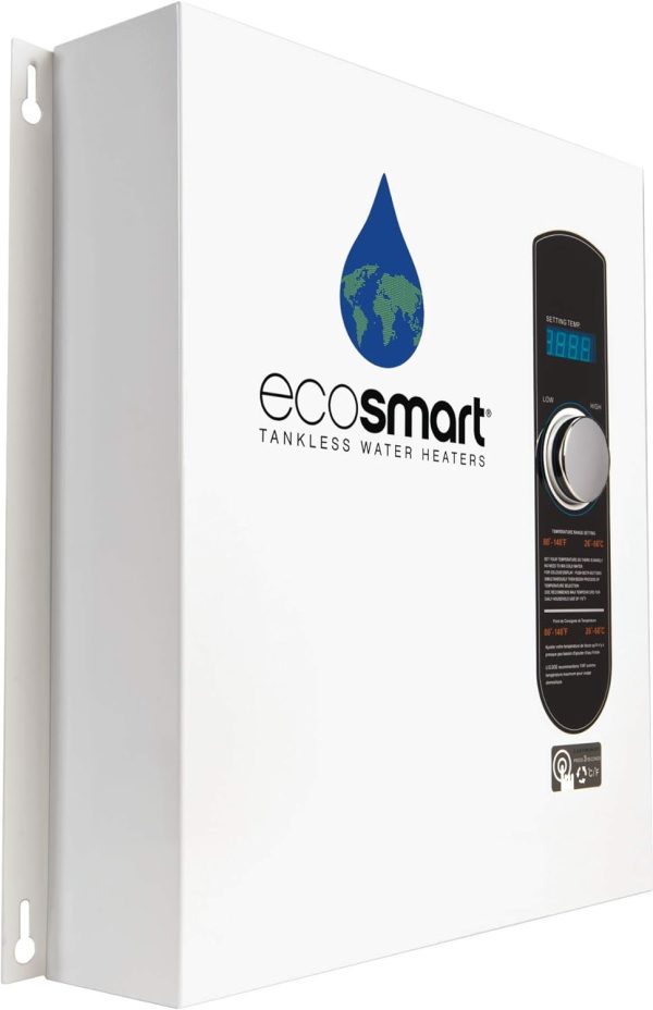 EcoSmart ECO 27 Tankless Water Heater, Electric, 27-kW   Quantity 1, 17 x 17 x 3.5 - Image 8