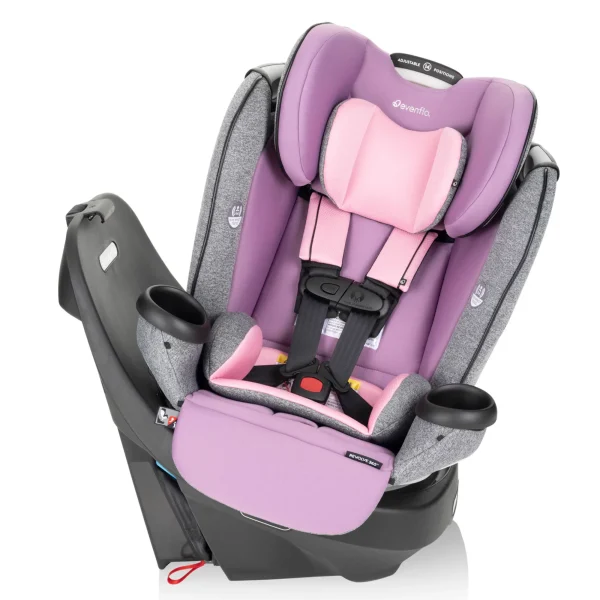 GOLD Revolve360 Rotational All-In-One Convertible Baby Car Seat (Opal Pink) - Image 3