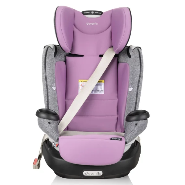 GOLD Revolve360 Rotational All-In-One Convertible Baby Car Seat (Opal Pink) - Image 5