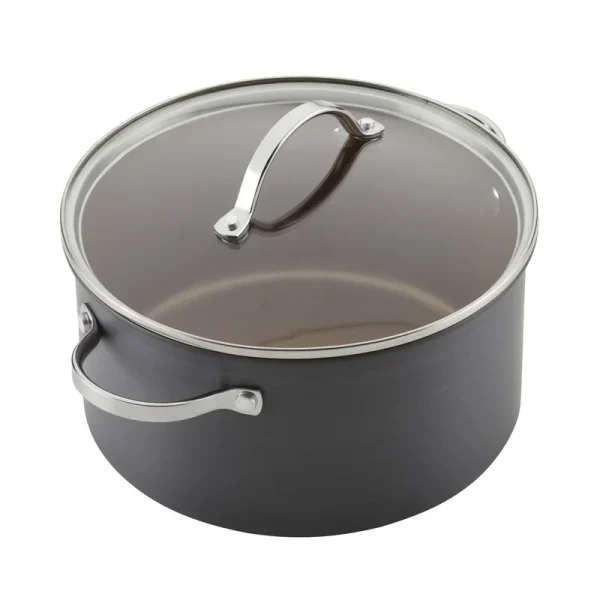 80183 11-Piece Gray Hard-Anodized Nonstick Cookware Set - Image 5