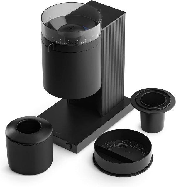 Opus Conical Burr Coffee Grinder   All Purpose Electric   Espresso Grinder with 41 Settings for Drip, French Press,   Cold Brew   Matte Black - Image 5
