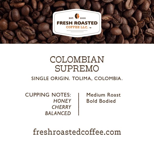 Fresh Roasted Coffee,100% Colombian Supremo, Medium Roast, Kosher, K-Cup Compatible, 192 Pods - Image 3