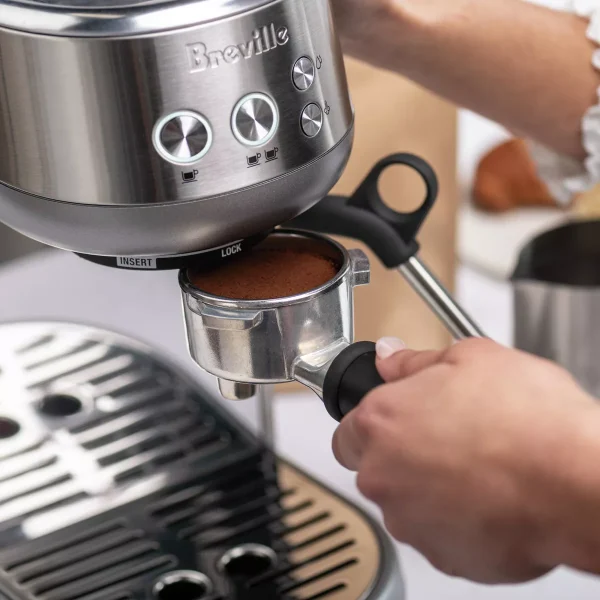 Bambino Stainless Steel Espresso Maker Silver BES450BSS - Image 3