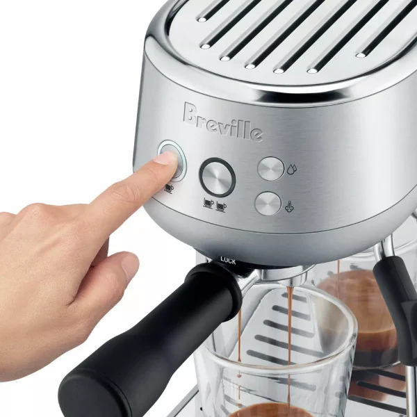 Bambino Stainless Steel Espresso Maker Silver BES450BSS - Image 8