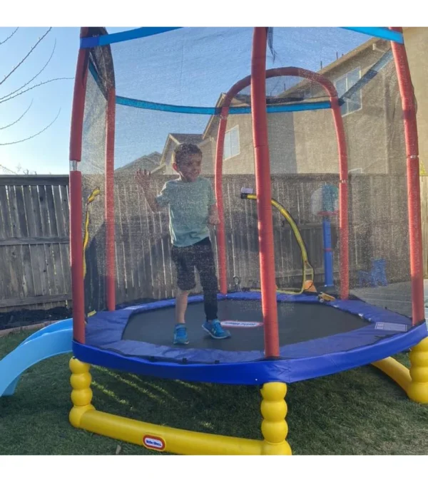 Little Tikes Climb and Slide 7  Trampoline - Image 2