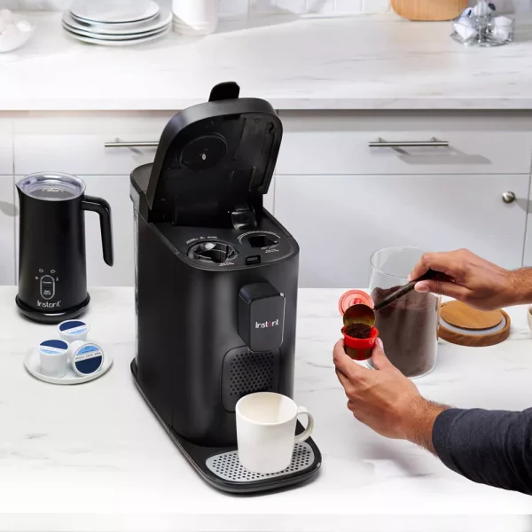 Dual Pod Plus 3-in-1 Coffee Maker with Espresso Machine, Pod Coffee Maker and Ground Coffee   Black - Image 6