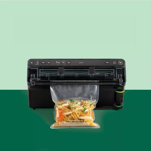 FoodSaver Elite All-in-One Liquid Plus Vacuum Sealer with Bags and Roll Black - Image 5