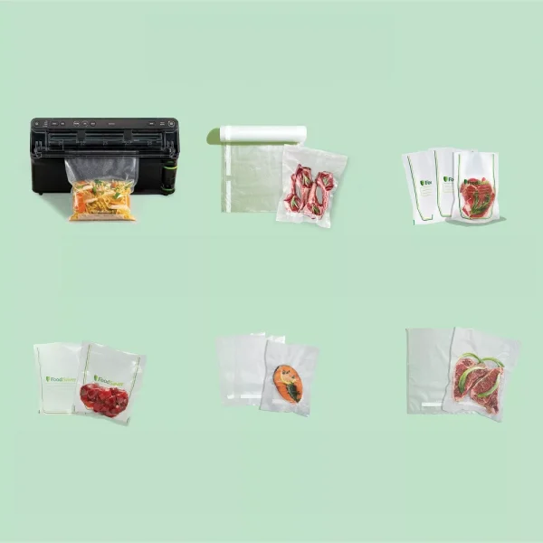 FoodSaver Elite All-in-One Liquid Plus Vacuum Sealer with Bags and Roll Black - Image 6