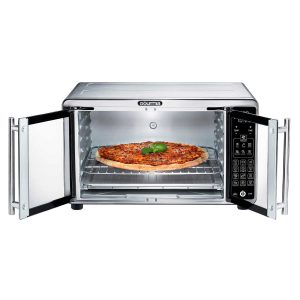 Gourmia 43L XL 12-Slice Digital Air Fryer Oven with Single-Pull French Doors