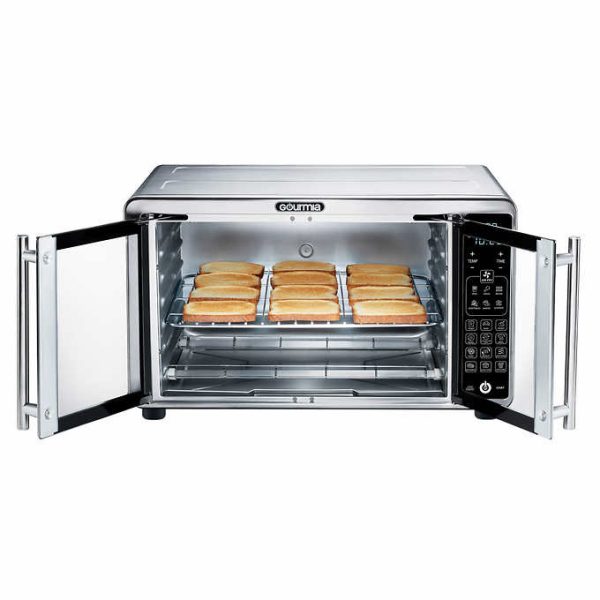 Gourmia 43L XL 12-Slice Digital Air Fryer Oven with Single-Pull French Doors - Image 9