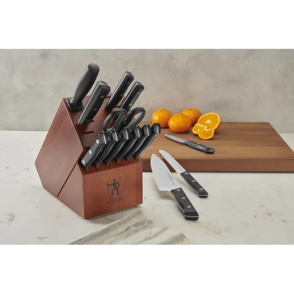 15-Piece Stainless Steel German Knife Block Set - Image 3